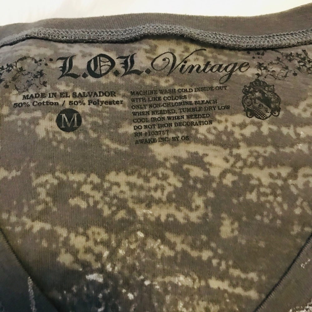 L.O.L. Vintage- Rocker chic tee - Picture 3 of 6